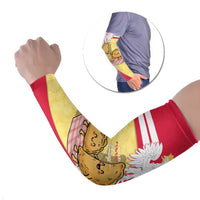 Personalised Poland Pierogi Arm Sleeves Polish Dumplings With Coat Of Arms
