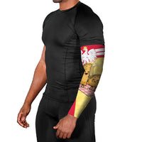 Personalised Poland Pierogi Arm Sleeves Polish Dumplings With Coat Of Arms