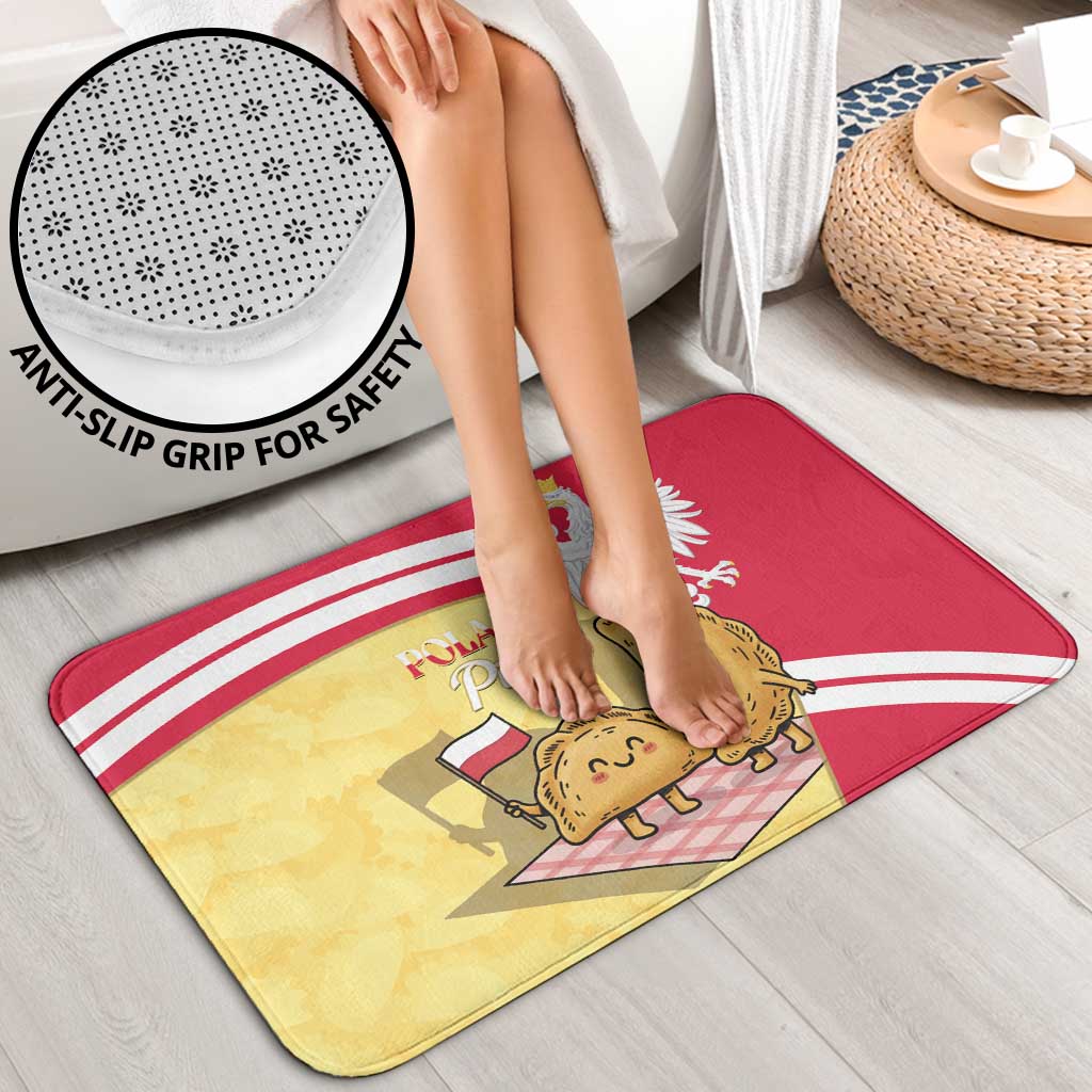 Poland Pierogi Bathroom Set Polish Dumplings With Coat Of Arms
