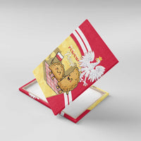 Poland Pierogi Canvas Wall Art Polish Dumplings With Coat Of Arms