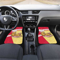 Personalised Poland Pierogi Car Mats Polish Dumplings With Coat Of Arms