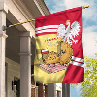 Poland Pierogi Garden Flag Polish Dumplings With Coat Of Arms