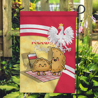 Poland Pierogi Garden Flag Polish Dumplings With Coat Of Arms