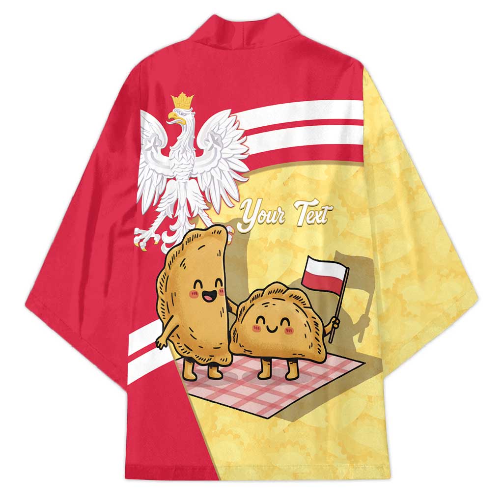 Personalised Poland Pierogi Kimono Polish Dumplings With Coat Of Arms
