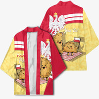 Personalised Poland Pierogi Kimono Polish Dumplings With Coat Of Arms