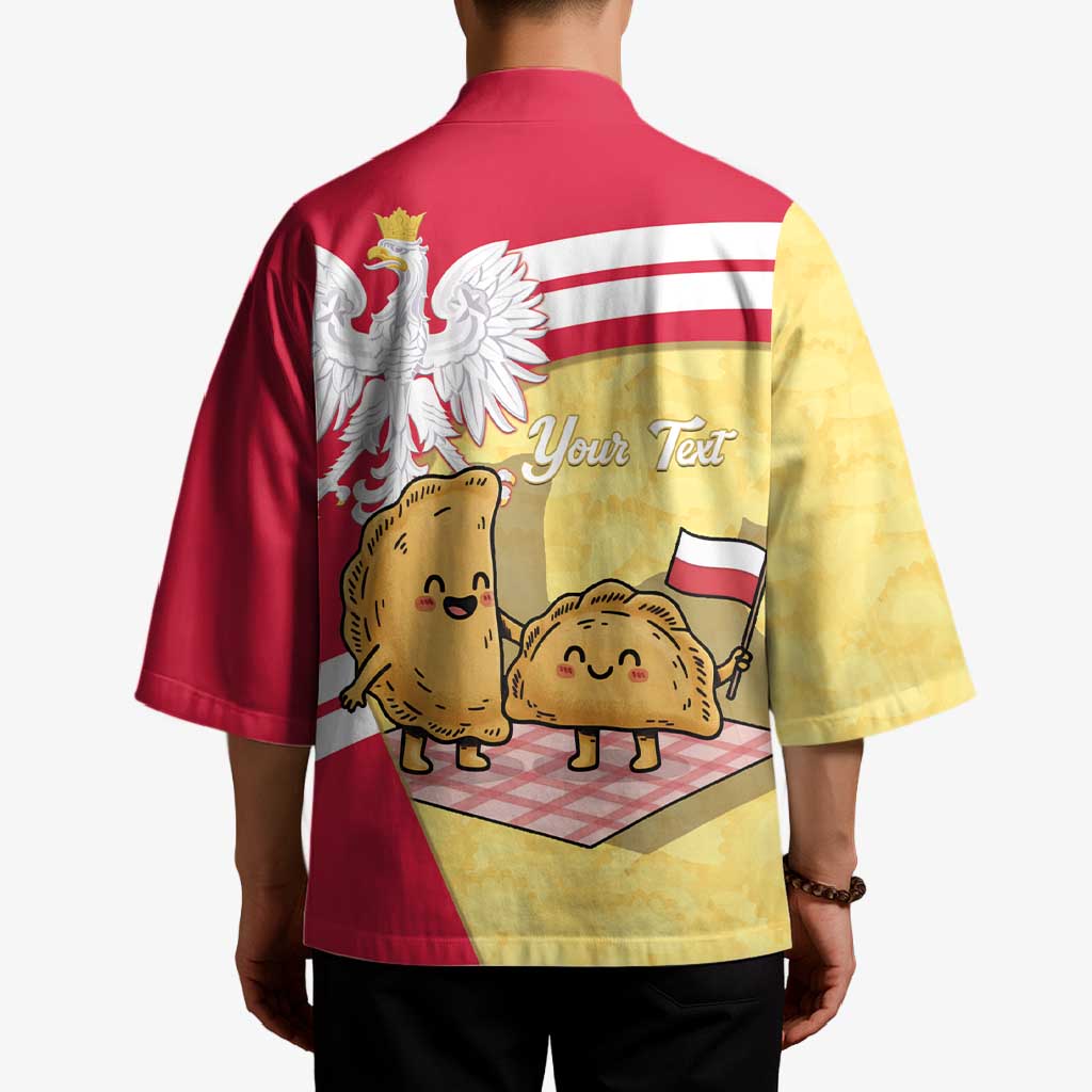 Personalised Poland Pierogi Kimono Polish Dumplings With Coat Of Arms