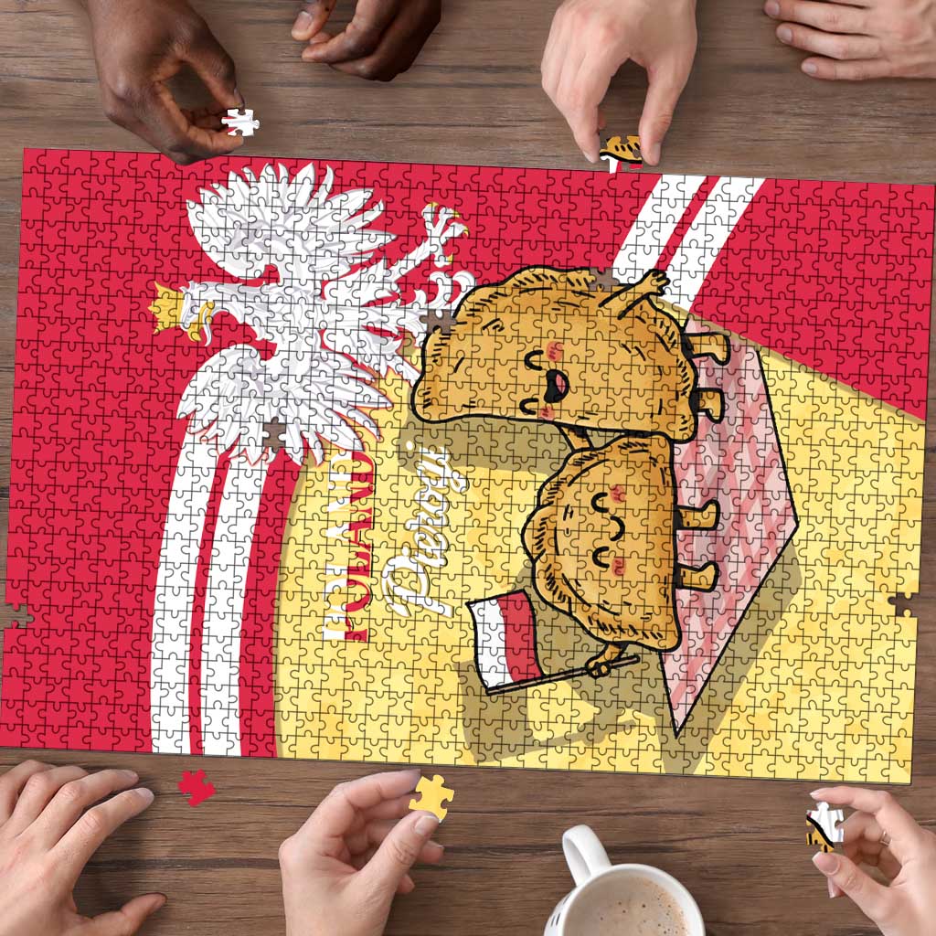 Poland Pierogi Puzzle Polish Dumplings With Coat Of Arms
