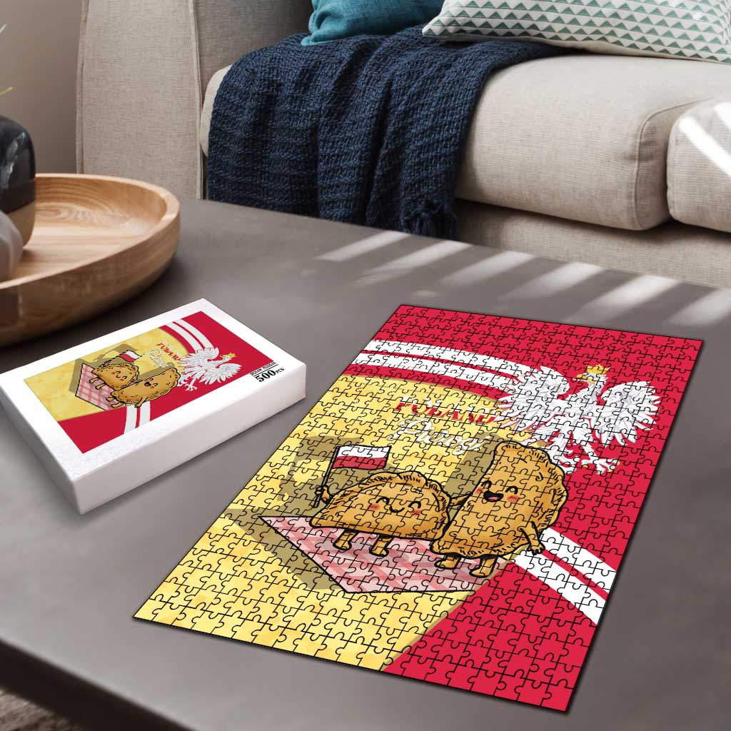 Poland Pierogi Puzzle Polish Dumplings With Coat Of Arms