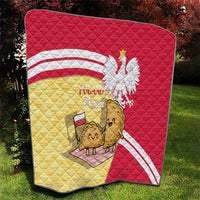 Poland Pierogi Quilt Polish Dumplings With Coat Of Arms