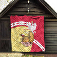 Poland Pierogi Quilt Polish Dumplings With Coat Of Arms