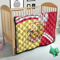 Poland Pierogi Quilt Polish Dumplings With Coat Of Arms