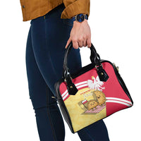 Poland Pierogi Shoulder Handbag Polish Dumplings With Coat Of Arms