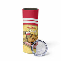 Personalised Poland Pierogi Skinny Tumbler Polish Dumplings With Coat Of Arms