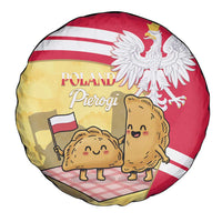 Poland Pierogi Spare Tire Cover Polish Dumplings With Coat Of Arms