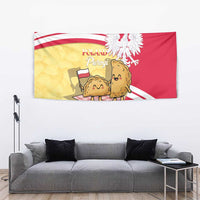 Poland Pierogi Tapestry Polish Dumplings With Coat Of Arms
