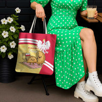 Poland Pierogi Tote Bag Polish Dumplings With Coat Of Arms