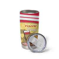Personalised Poland Pierogi Tumbler Cup Polish Dumplings With Coat Of Arms