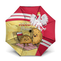 Poland Pierogi Umbrella Polish Dumplings With Coat Of Arms