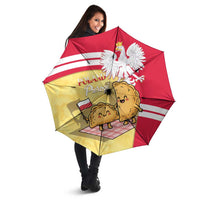 Poland Pierogi Umbrella Polish Dumplings With Coat Of Arms