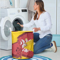Mermaid of Warsaw Poland Laundry Basket Polish Capital City Grunge Style