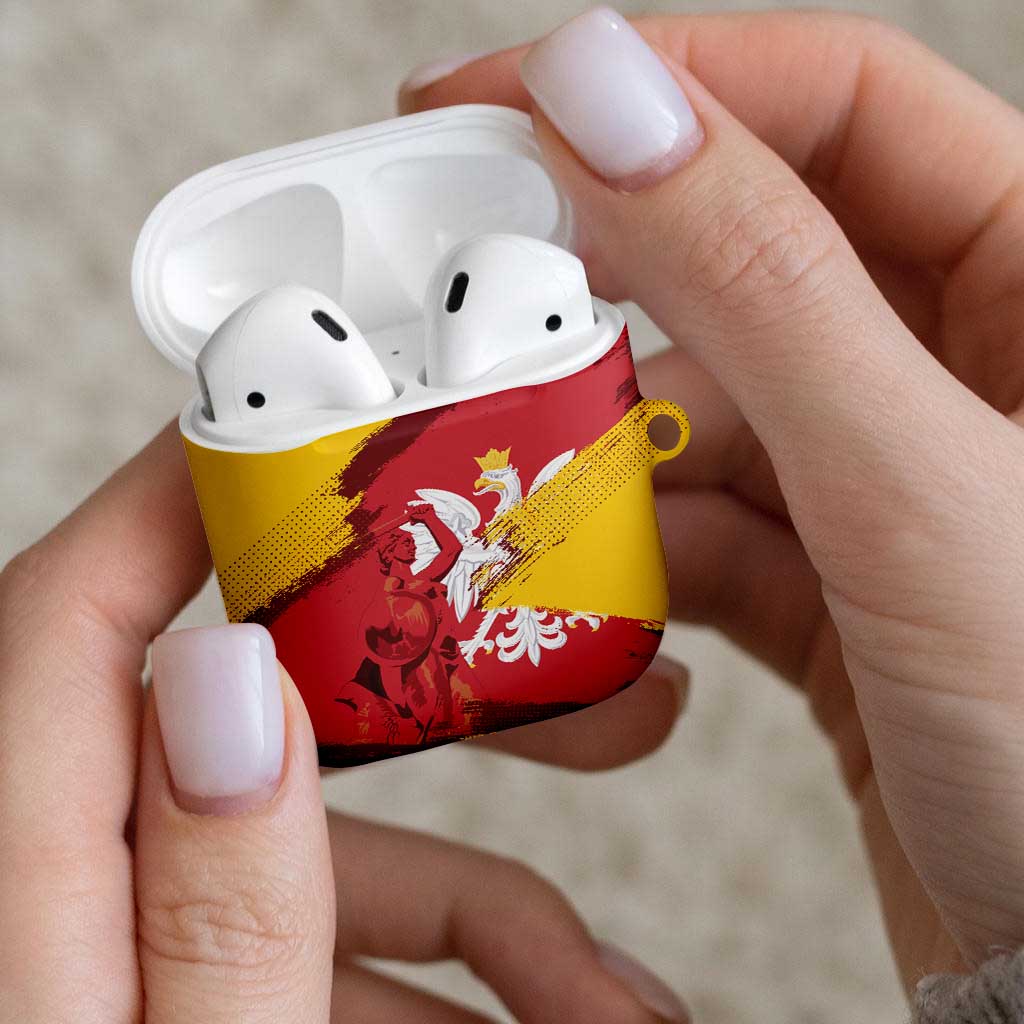 Mermaid of Warsaw Poland AirPods Case Polish Capital City Grunge Style