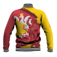 Mermaid of Warsaw Poland Baseball Jacket Polish Capital City Grunge Style