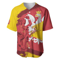 Mermaid of Warsaw Poland Baseball Jersey Polish Capital City Grunge Style
