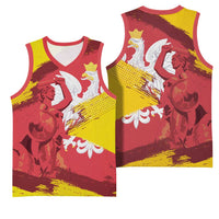 Mermaid of Warsaw Poland Basketball Jersey Polish Capital City Grunge Style