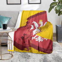 Mermaid of Warsaw Poland Blanket Polish Capital City Grunge Style