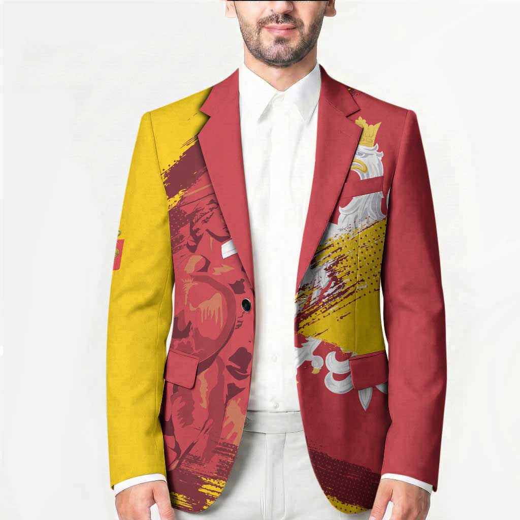 Mermaid of Warsaw Poland Blazer Polish Capital City Grunge Style
