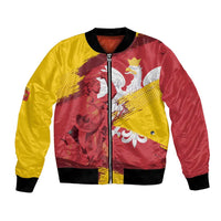 Mermaid of Warsaw Poland Bomber Jacket Polish Capital City Grunge Style
