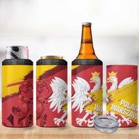 Mermaid of Warsaw Poland 4 in 1 Can Cooler Tumbler Polish Capital City Grunge Style