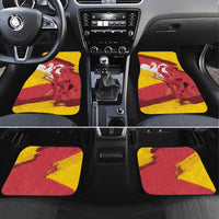 Mermaid of Warsaw Poland Car Mats Polish Capital City Grunge Style