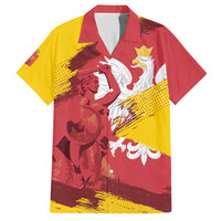 Mermaid of Warsaw Poland Hawaiian Shirt Polish Capital City Grunge Style