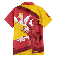 Mermaid of Warsaw Poland Hawaiian Shirt Polish Capital City Grunge Style
