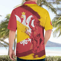 Mermaid of Warsaw Poland Hawaiian Shirt Polish Capital City Grunge Style