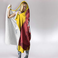 Mermaid of Warsaw Poland Hooded Blanket Polish Capital City Grunge Style