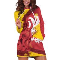 Mermaid of Warsaw Poland Hoodie Dress Polish Capital City Grunge Style