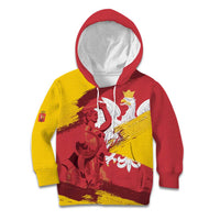 Mermaid of Warsaw Poland Kid Hoodie Polish Capital City Grunge Style