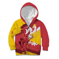 Mermaid of Warsaw Poland Kid Hoodie Polish Capital City Grunge Style