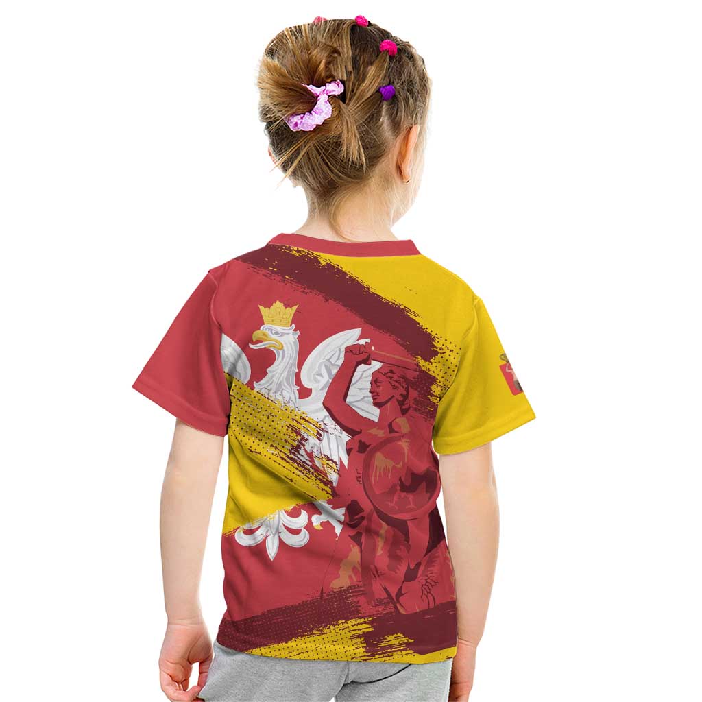 Mermaid of Warsaw Poland Kid T Shirt Polish Capital City Grunge Style