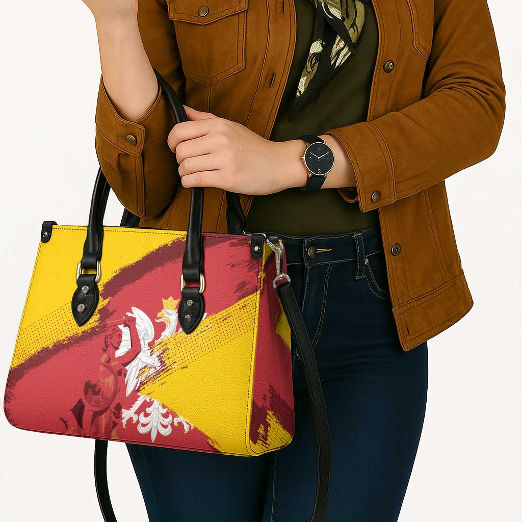 Mermaid of Warsaw Poland Leather Bag Polish Capital City Grunge Style