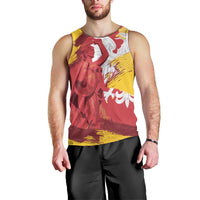 Mermaid of Warsaw Poland Men Tank Top Polish Capital City Grunge Style