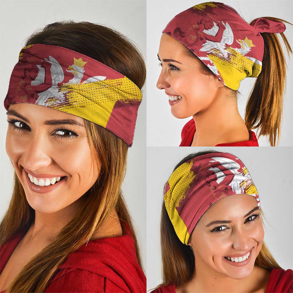 Mermaid of Warsaw Poland Neck Gaiter Polish Capital City Grunge Style