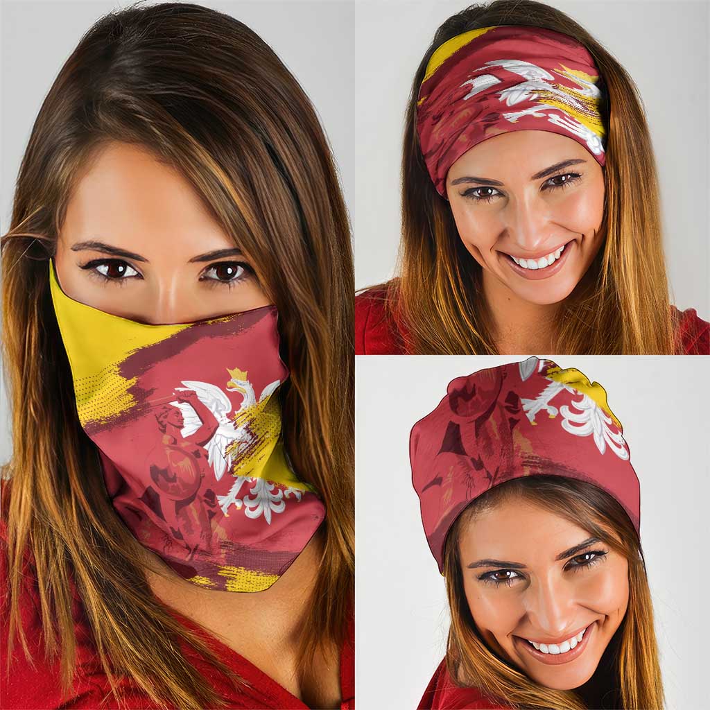 Mermaid of Warsaw Poland Neck Gaiter Polish Capital City Grunge Style