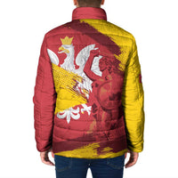 Mermaid of Warsaw Poland Padded Jacket Polish Capital City Grunge Style