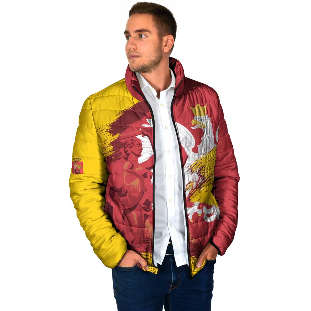 Mermaid of Warsaw Poland Padded Jacket Polish Capital City Grunge Style