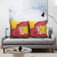 Mermaid of Warsaw Poland Pillow Cover Polish Capital City Grunge Style