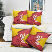 Mermaid of Warsaw Poland Pillow Cover Polish Capital City Grunge Style