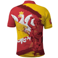 Mermaid of Warsaw Poland Polo Shirt Polish Capital City Grunge Style
